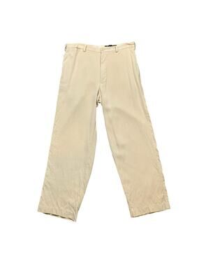 Nat Nast Pants Mens 35 Sand Silk Luxury Originals Relaxed Straight‎ High Rise